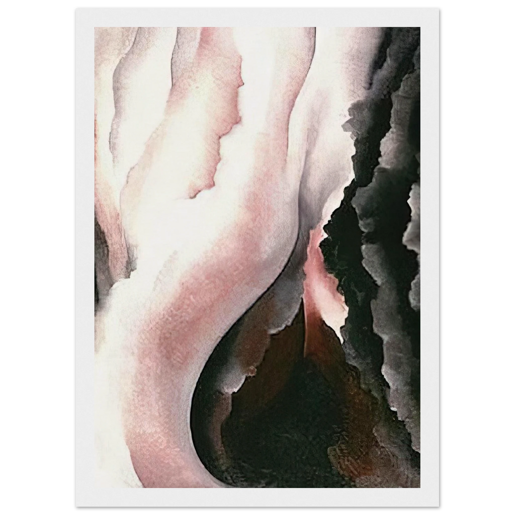 Dark Iris ?2 Framed Poster | Georgia O'Keeffe Framed Prints Wall Art | Georgia O Keeffe Prints