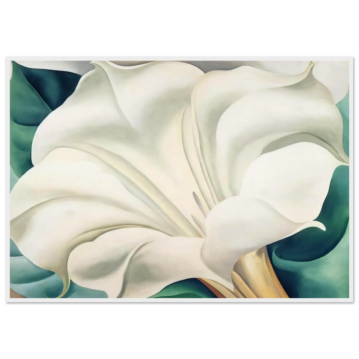 Jimson Weed 2 Framed Poster | Georgia O'Keeffe Framed Prints Wall Art | Georgia O Keeffe Prints