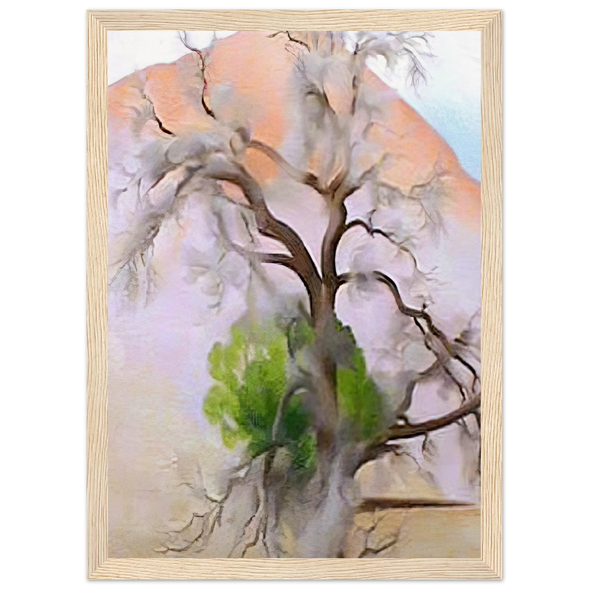 Pinons with Cedar Framed Poster | Georgia O'Keeffe Framed Prints Wall Art | Georgia O Keeffe Prints