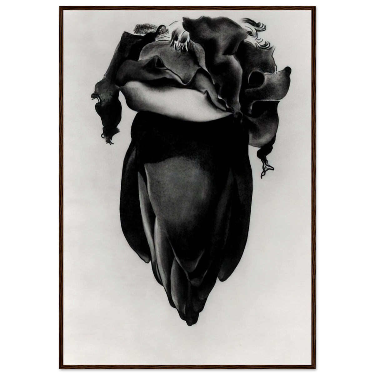 Banana Flower Framed Poster | Georgia O'Keeffe Framed Prints Wall Art | Georgia O Keeffe Prints