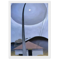 Little House with Flagpole Framed Poster | Georgia O'Keeffe Framed Prints Wall Art | Georgia O Keeffe Prints