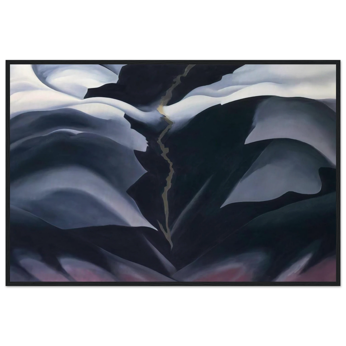 Black Place II Framed Poster | Georgia O'Keeffe Framed Prints Wall Art | Georgia O Keeffe Prints