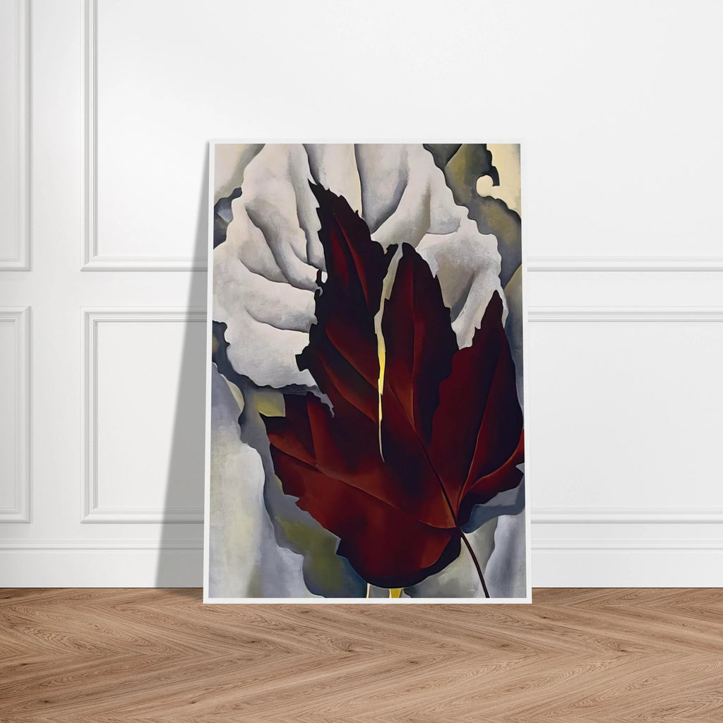 Pattern of Leaves Framed Poster | Georgia O'Keeffe Framed Prints Wall Art | Georgia O Keeffe Prints
