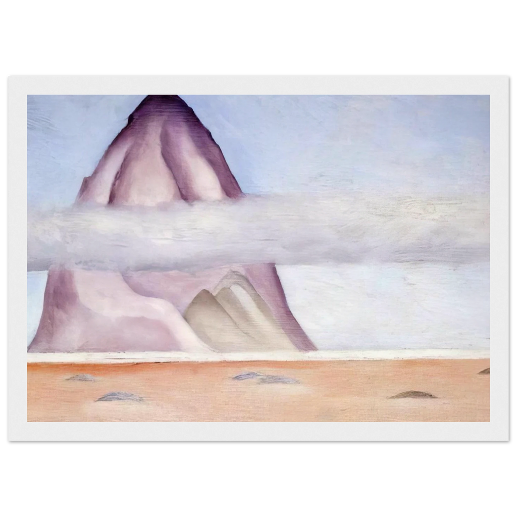 Misty - A Memory Framed Poster | Georgia O'Keeffe Framed Prints Wall Art | Georgia O Keeffe Prints