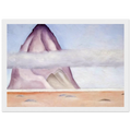 Misty - A Memory Framed Poster | Georgia O'Keeffe Framed Prints Wall Art | Georgia O Keeffe Prints