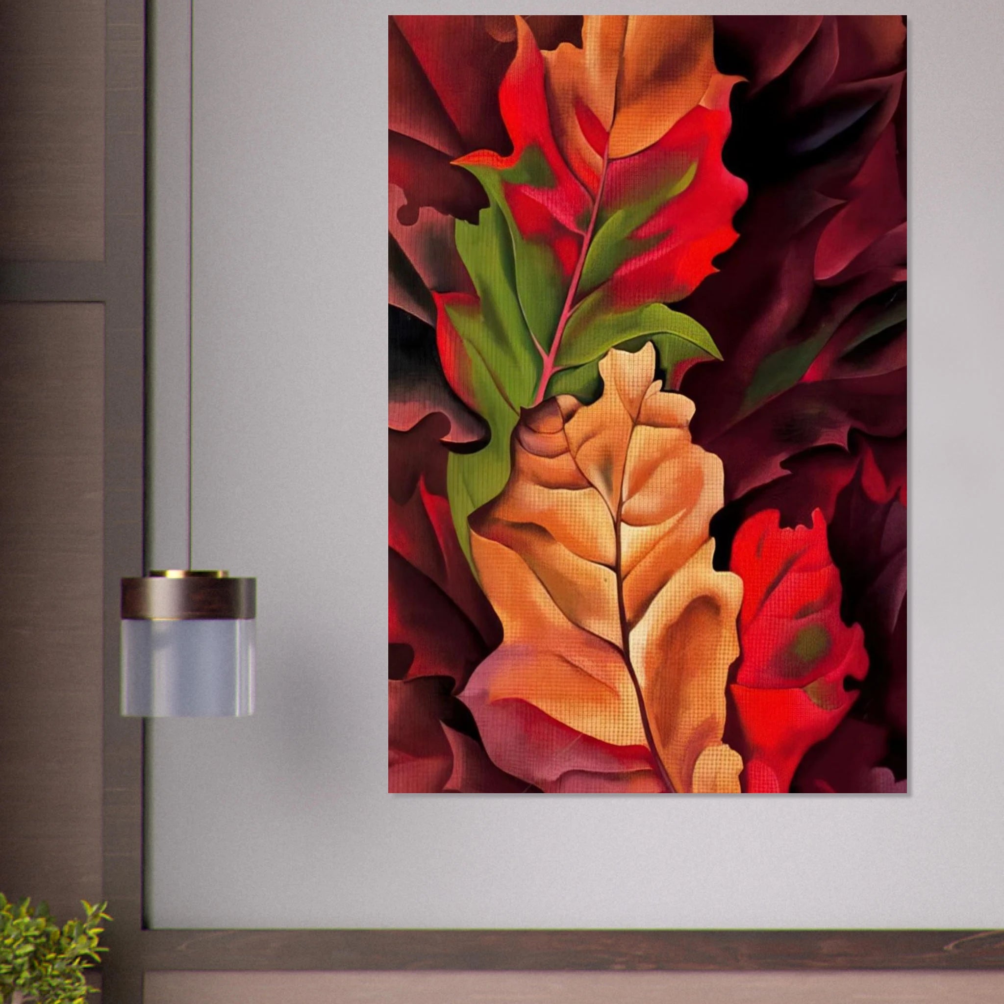 Autumn Leaves - Lake George, N.Y. Poster | Georgia O'Keeffe Poster | Georgia O Keeffe Prints