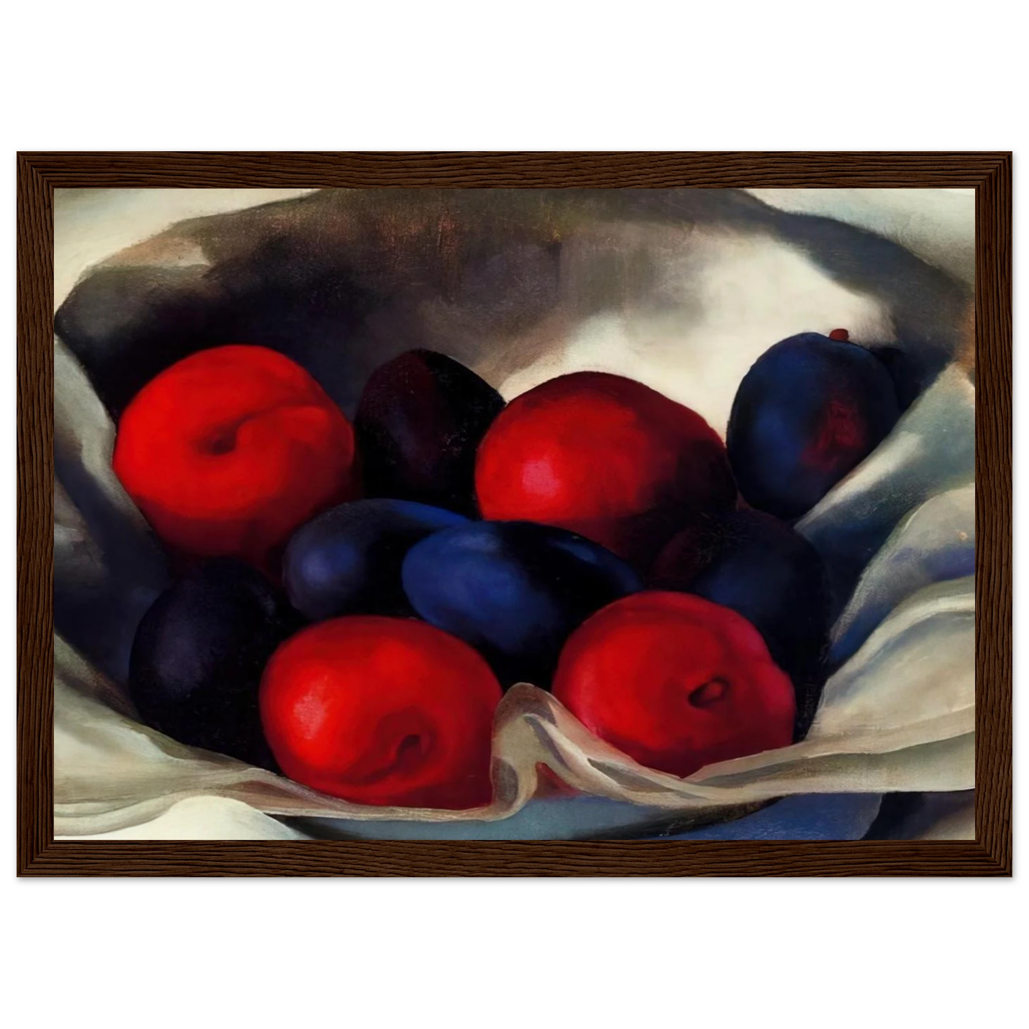 Plums Framed Poster | Georgia O'Keeffe Framed Prints Wall Art | Georgia O Keeffe Prints