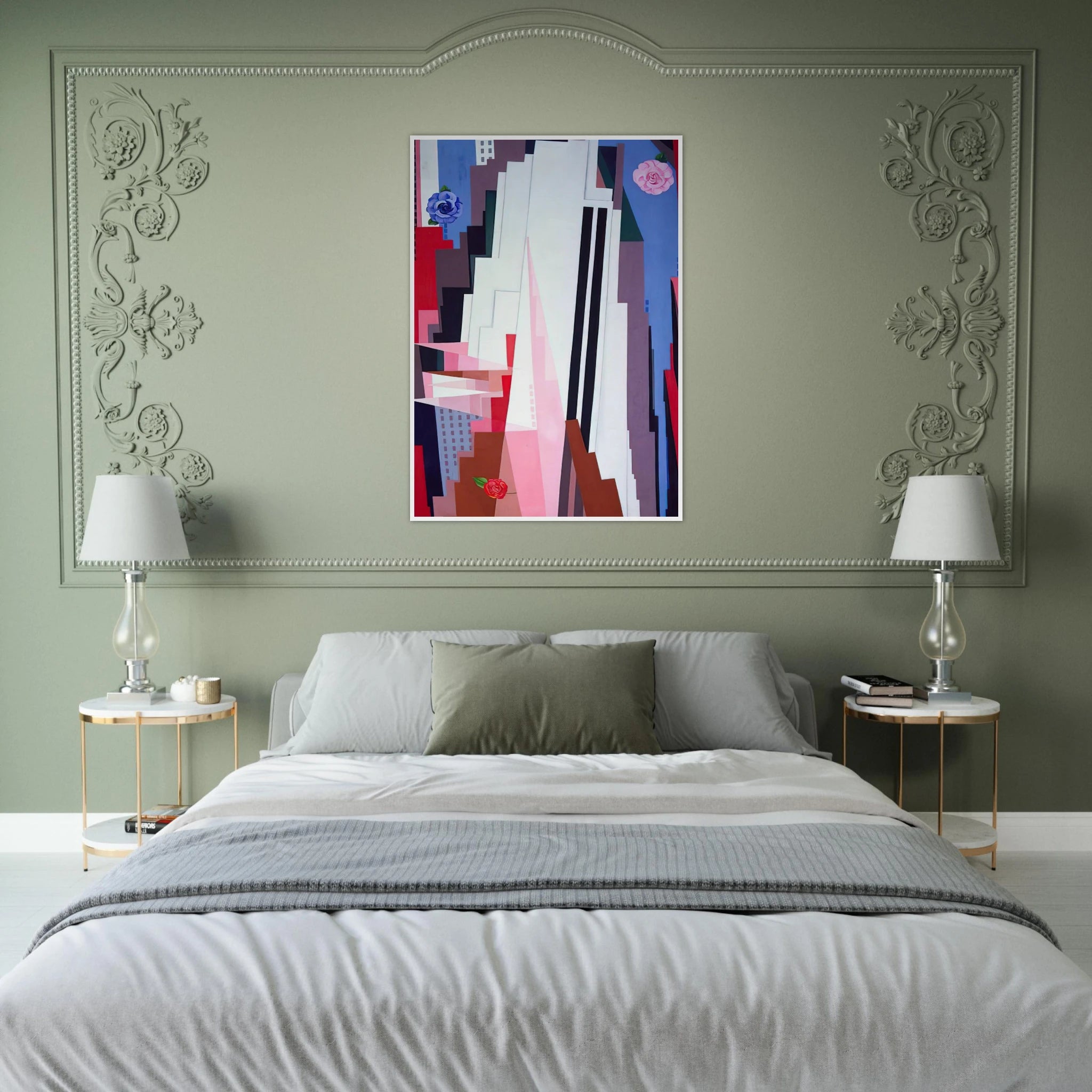 Manhattan Framed Poster | Georgia O'Keeffe Framed Prints Wall Art | Georgia O Keeffe Prints