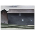 Lake George Barns Poster | Georgia O'Keeffe Poster | Georgia O Keeffe Prints