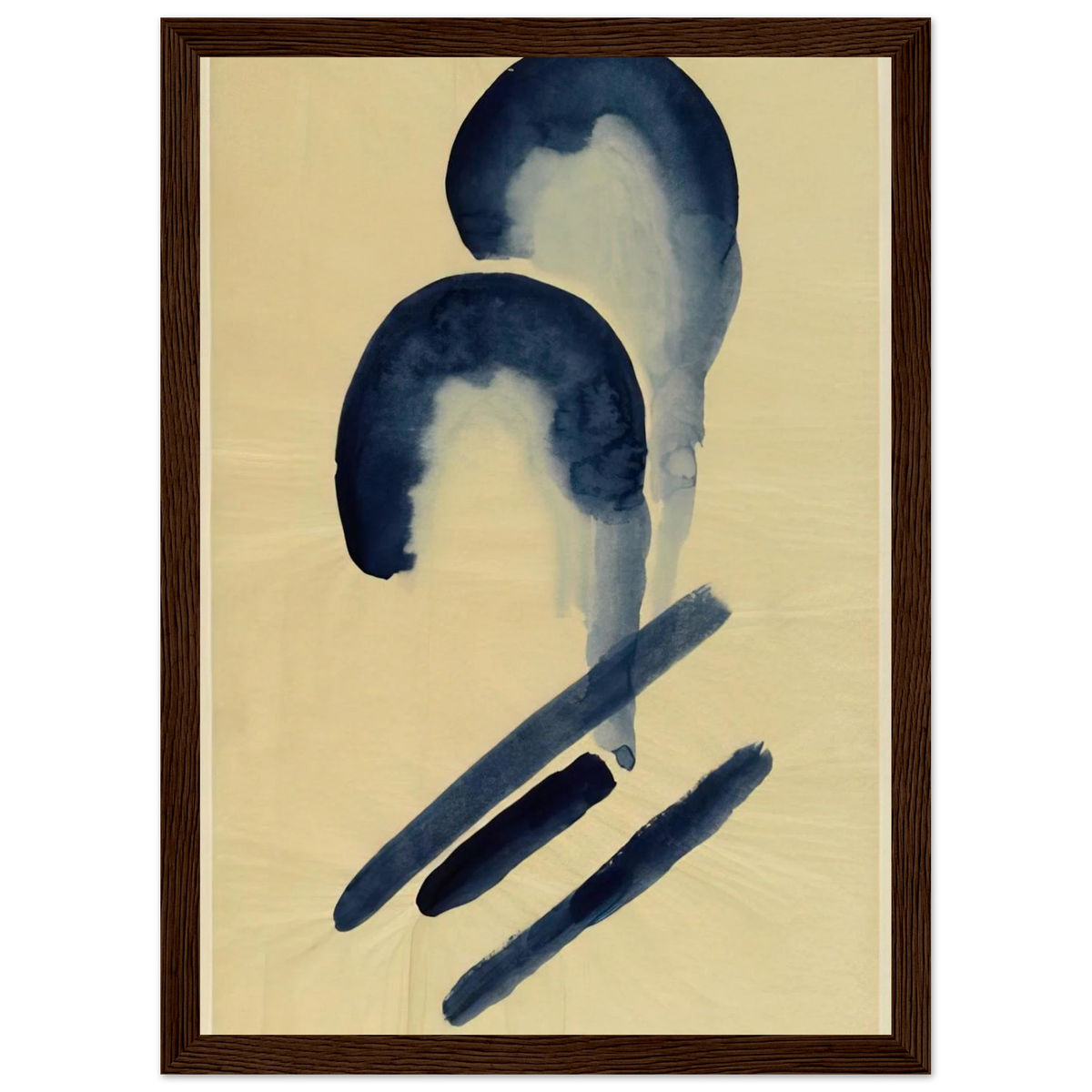 Blue-04 Framed Poster | Georgia O'Keeffe Framed Prints Wall Art | Georgia O Keeffe Prints