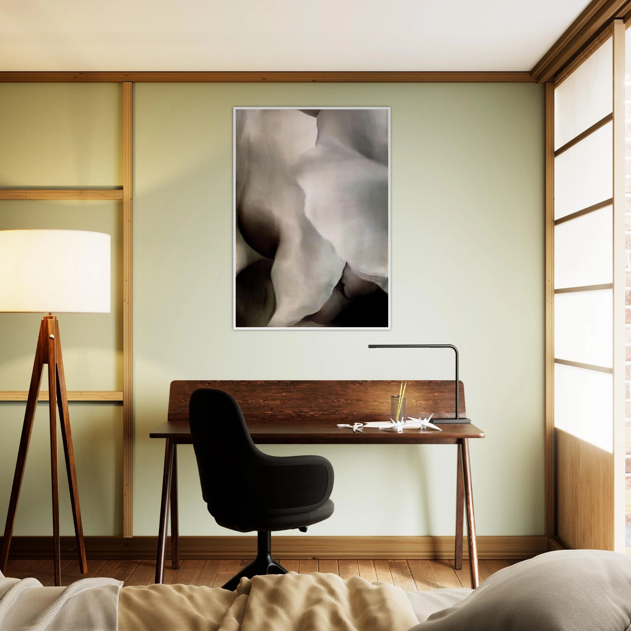 Dark Iris ?3 Framed Poster | Georgia O'Keeffe Framed Prints Wall Art | Georgia O Keeffe Prints