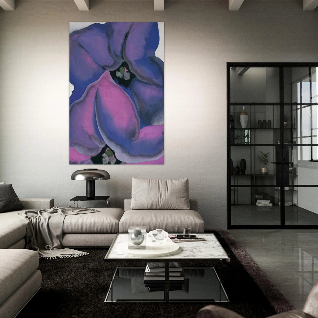 Purple Petunias Poster | Georgia O'Keeffe Poster | Georgia O Keeffe Prints