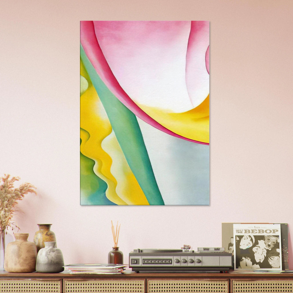 Abstraction No. 77  Tulip  Canvas | Georgia O'Keeffe Canvas | Georgia O Keeffe Prints