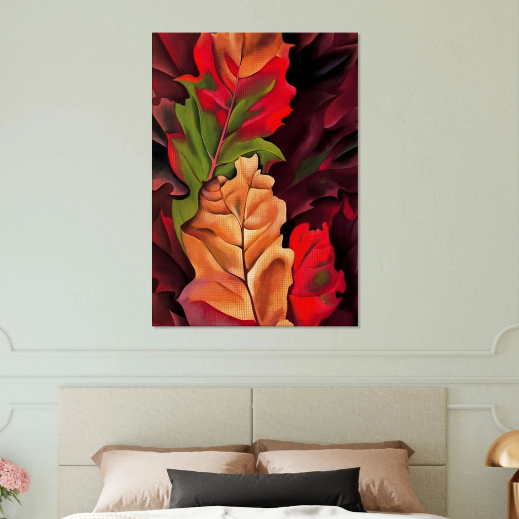 Autumn Leaves - Lake George, N.Y. Canvas | Georgia O'Keeffe Canvas | Georgia O Keeffe Prints