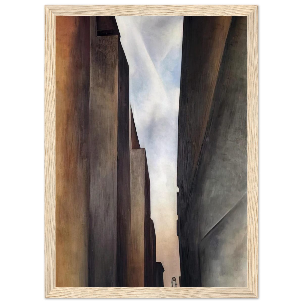 Street of New York II Framed Poster | Georgia O'Keeffe Framed Prints Wall Art | Georgia O Keeffe Prints