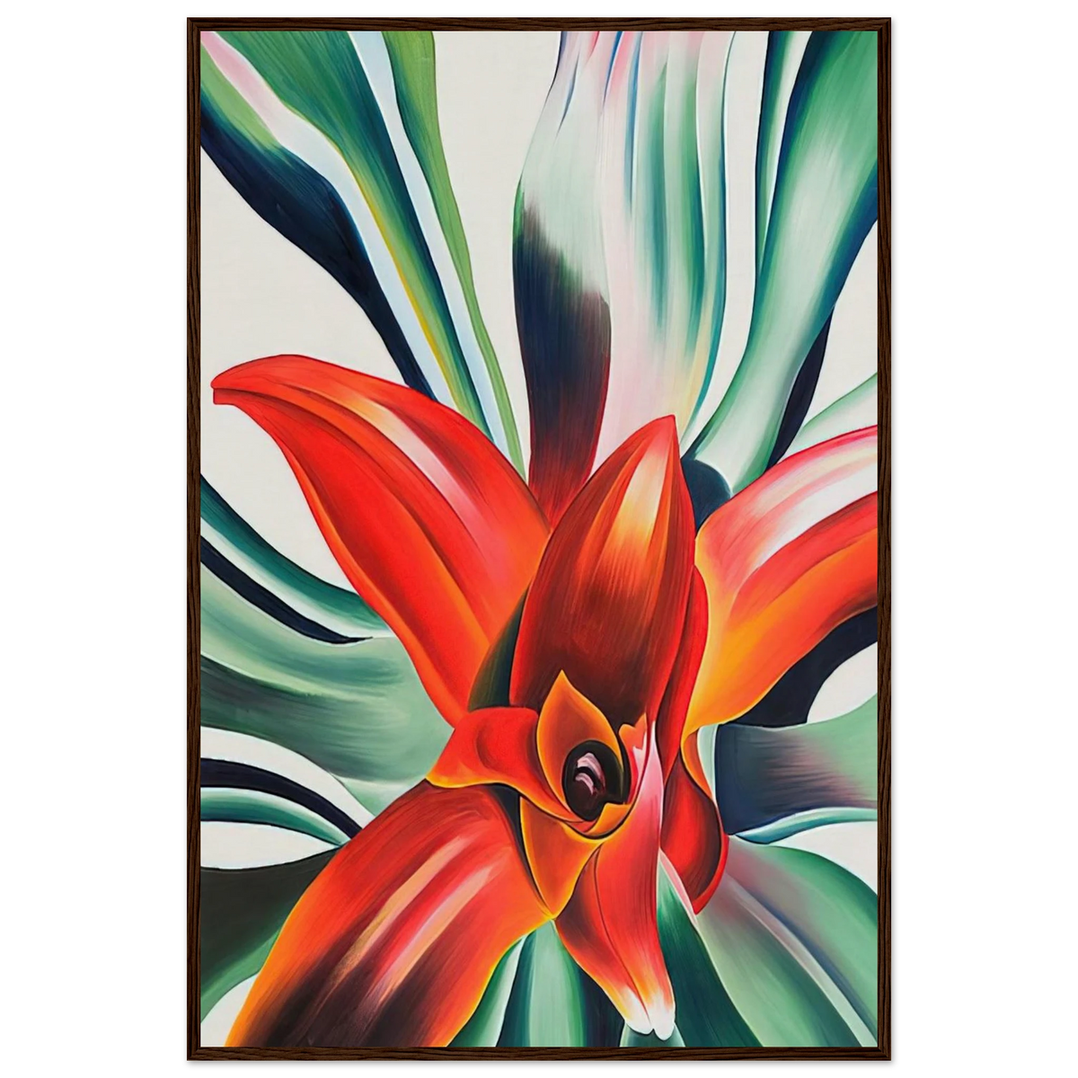 Leaves of a Plant Framed Poster | Georgia O'Keeffe Framed Prints Wall Art | Georgia O Keeffe Prints
