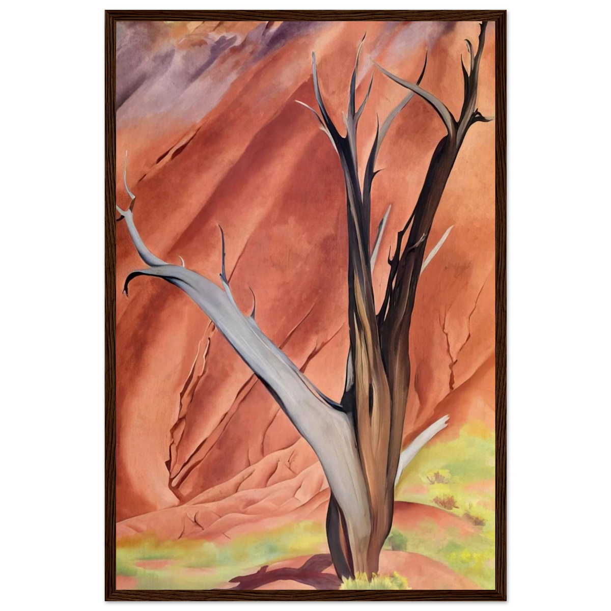 Gerald`s Tree Framed Poster | Georgia O'Keeffe Framed Prints Wall Art | Georgia O Keeffe Prints