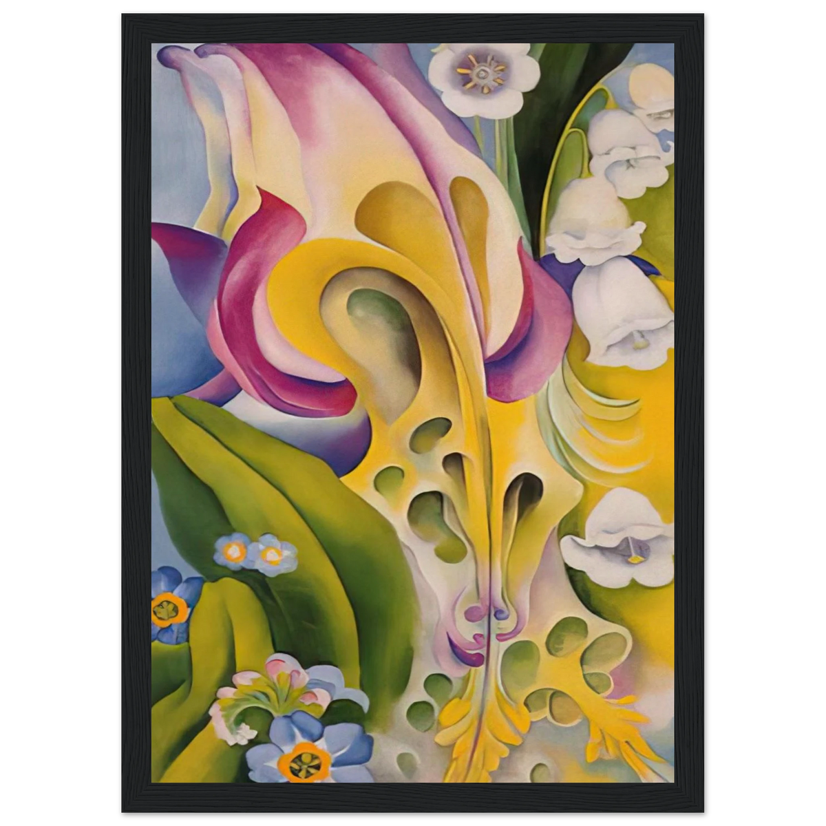 From the Old Garden No 2 Framed Poster | Georgia O'Keeffe Framed Prints Wall Art | Georgia O Keeffe Prints