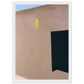 Patio Door with Green Leaf Framed Poster | Georgia O'Keeffe Framed Prints Wall Art | Georgia O Keeffe Prints