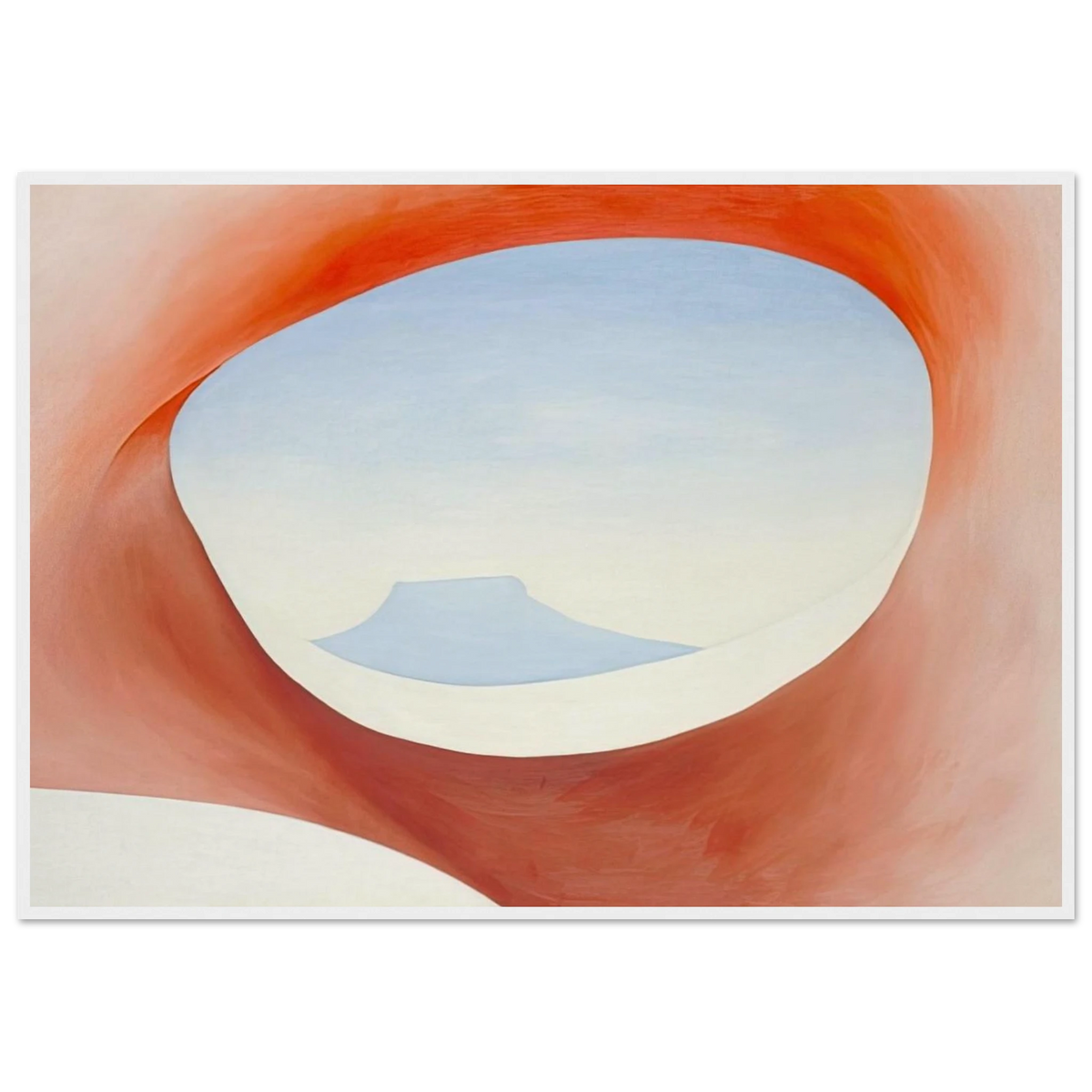 Pedernal - From the Ranch I Framed Poster | Georgia O'Keeffe Framed Prints Wall Art | Georgia O Keeffe Prints