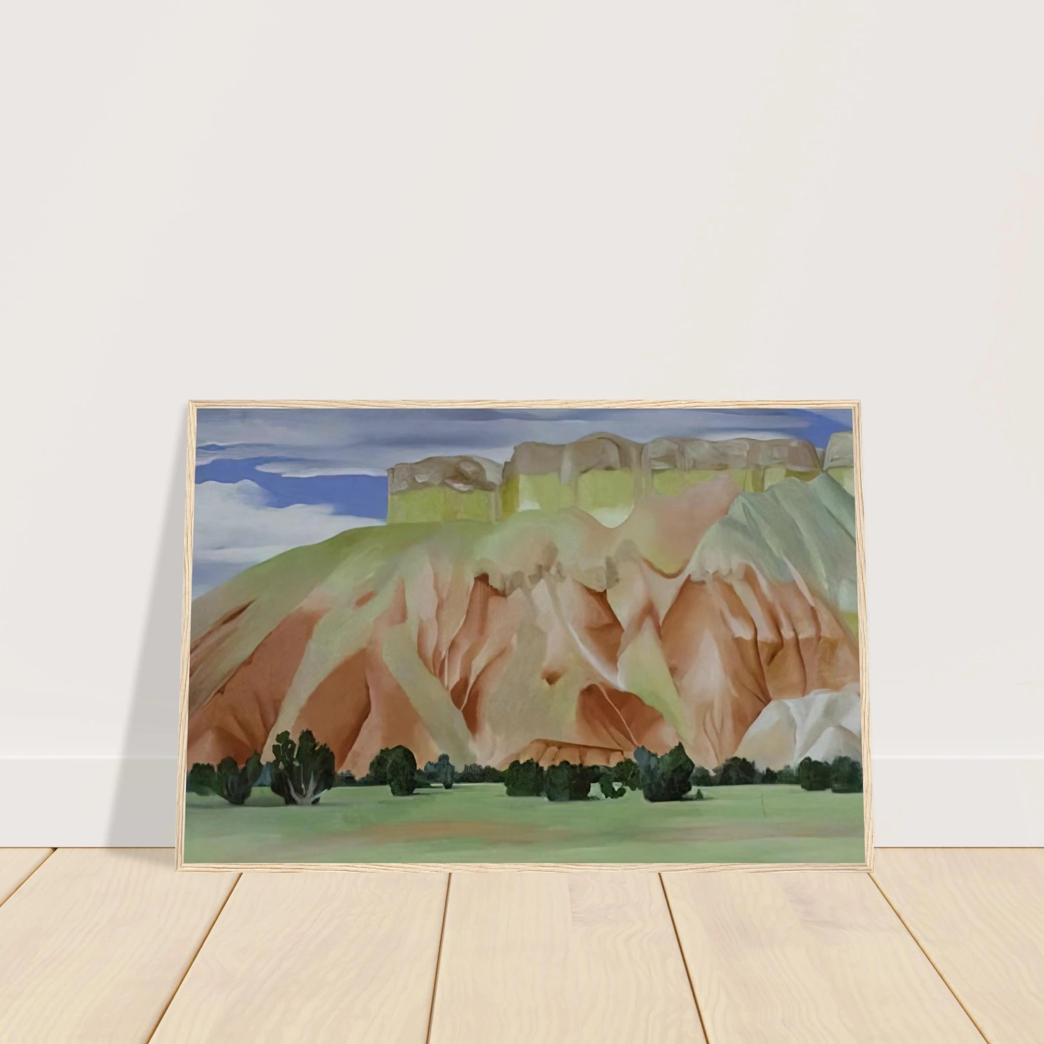 My Backyard Framed Poster | Georgia O'Keeffe Framed Prints Wall Art | Georgia O Keeffe Prints