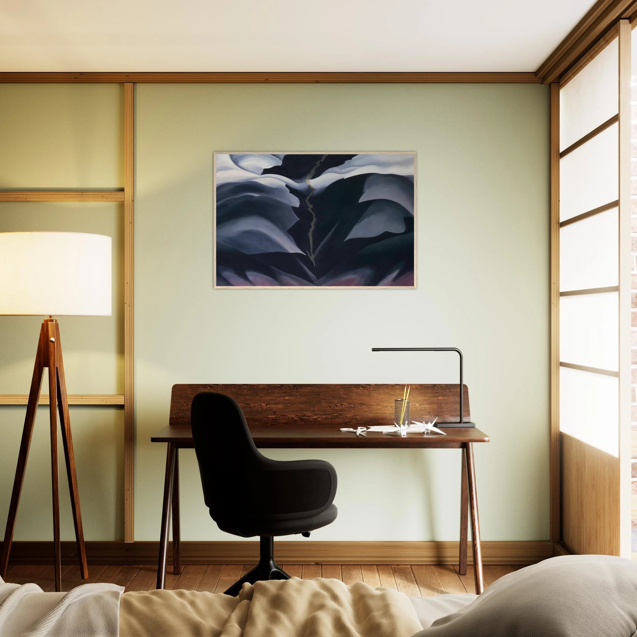 Black Place II Framed Poster | Georgia O'Keeffe Framed Prints Wall Art | Georgia O Keeffe Prints