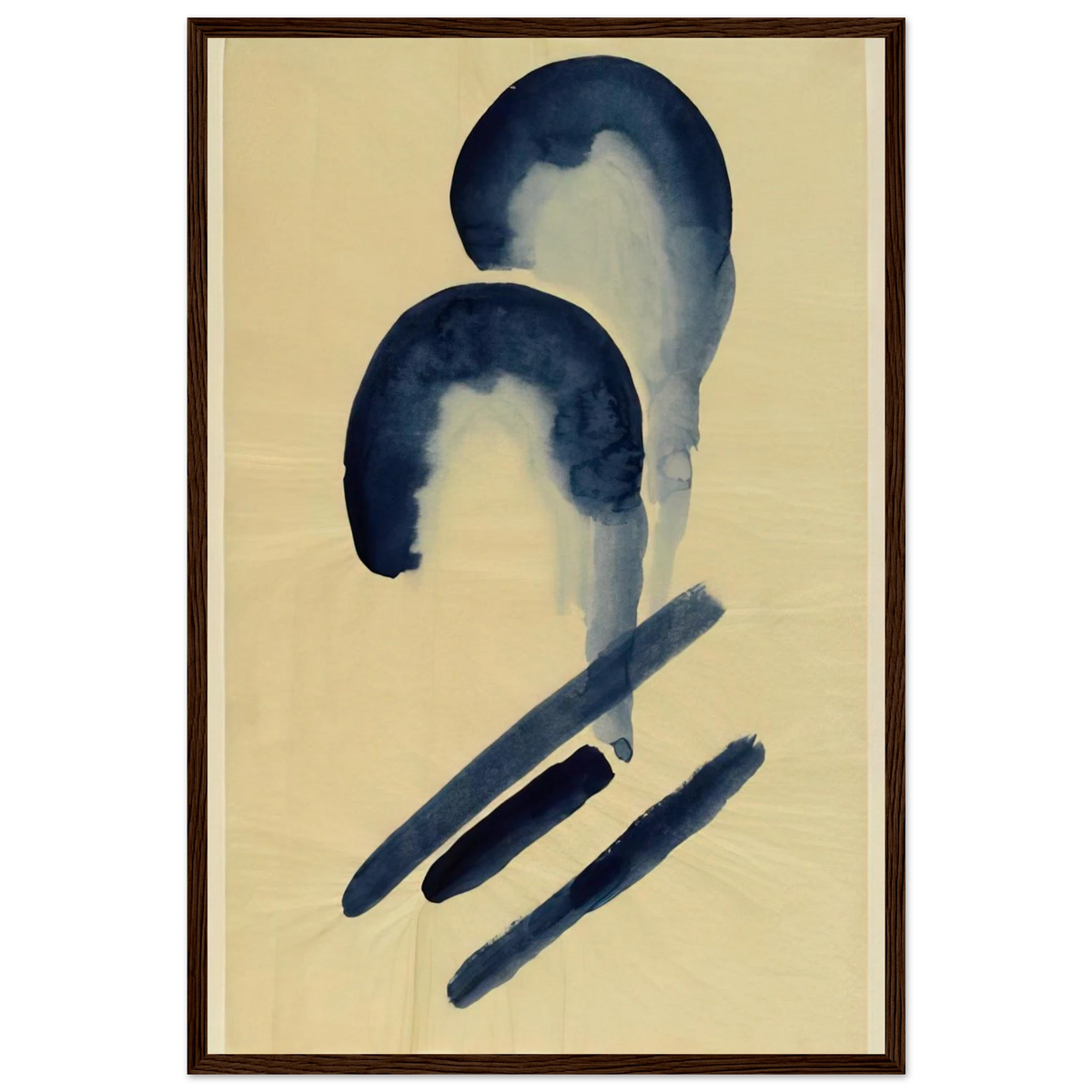 Blue-04 Framed Poster | Georgia O'Keeffe Framed Prints Wall Art | Georgia O Keeffe Prints