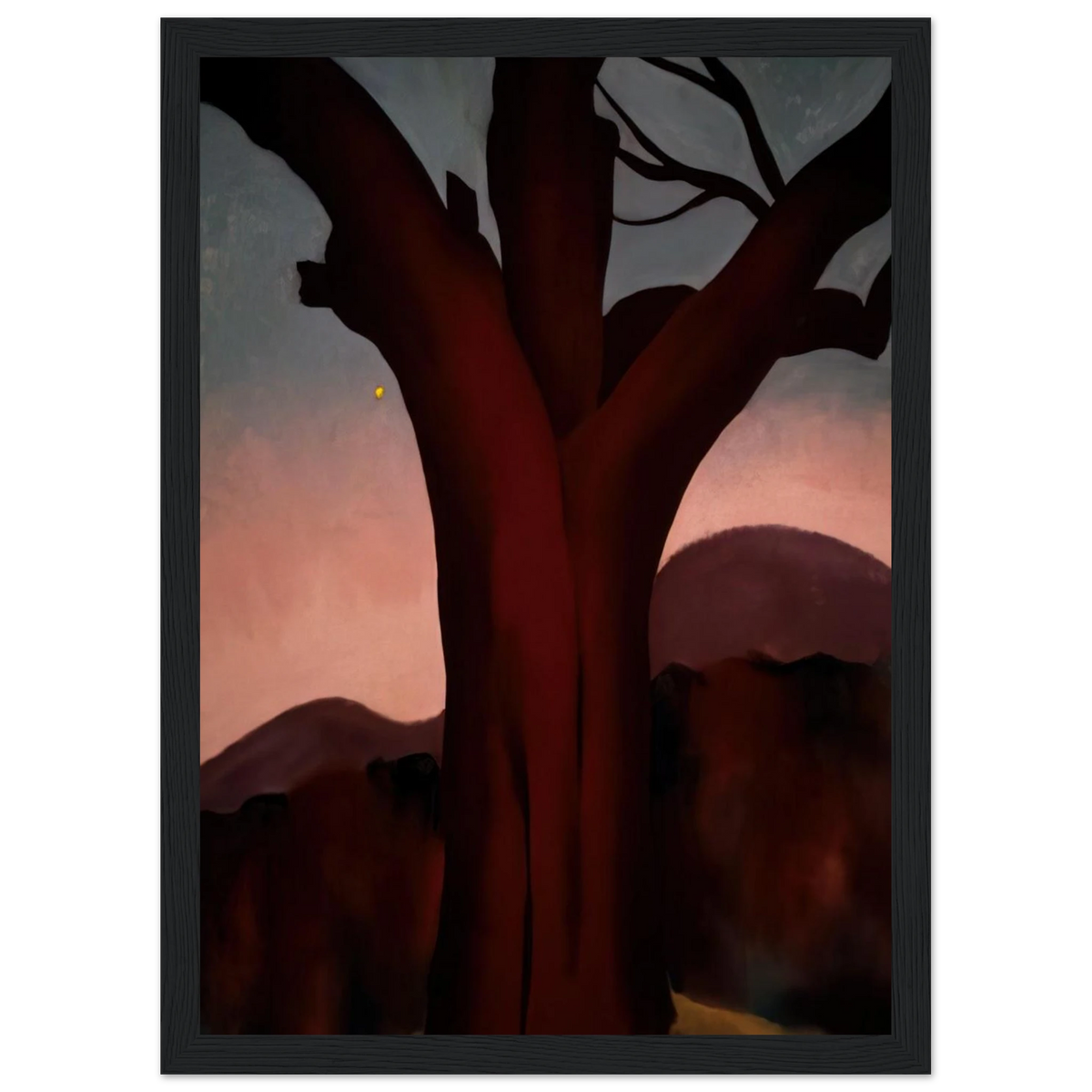 Autumn Trees - Chestnut Tree Framed Poster | Georgia O'Keeffe Framed Prints Wall Art | Georgia O Keeffe Prints