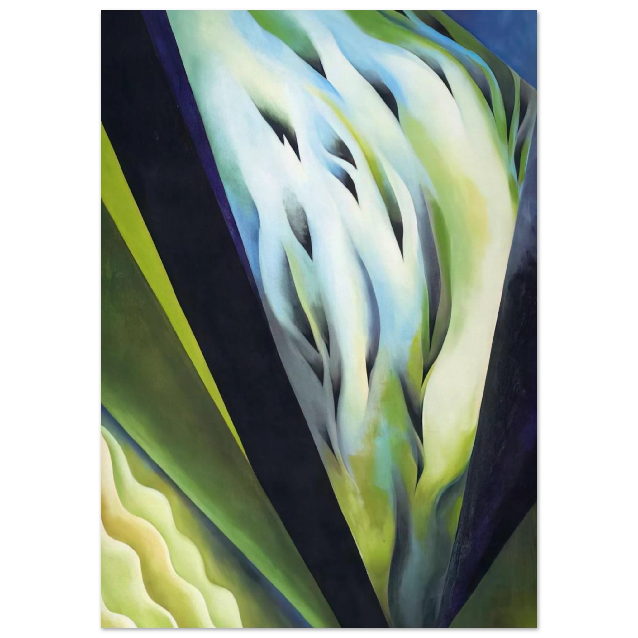 Blue and Green Music Poster | Georgia O'Keeffe Poster | Georgia O Keeffe Prints