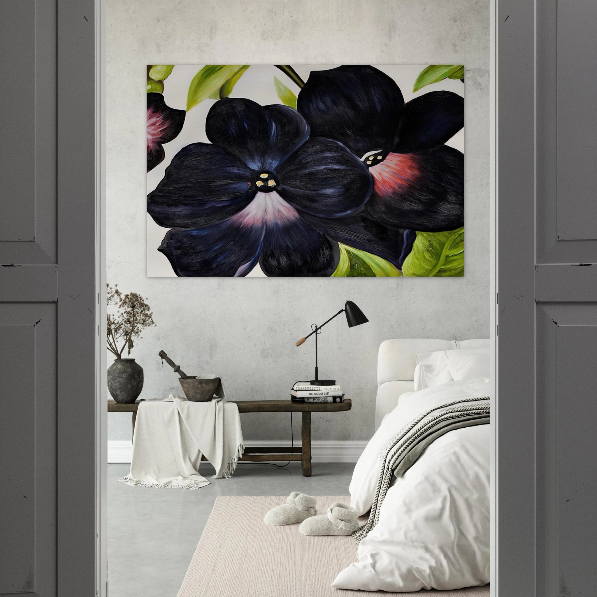 Black and Purple Petunias Poster | Georgia O'Keeffe Poster | Georgia O Keeffe Prints