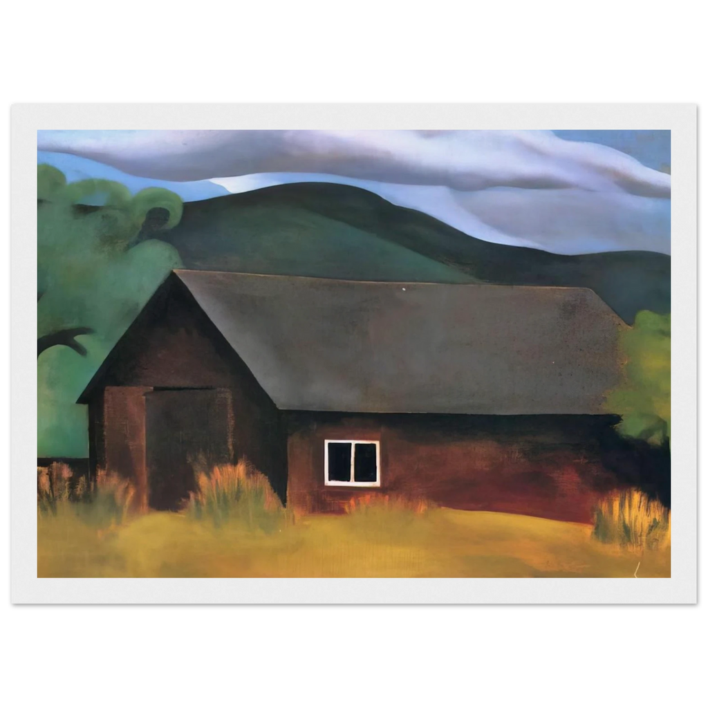 My Shanty, Lake George Framed Poster | Georgia O'Keeffe Framed Prints Wall Art | Georgia O Keeffe Prints