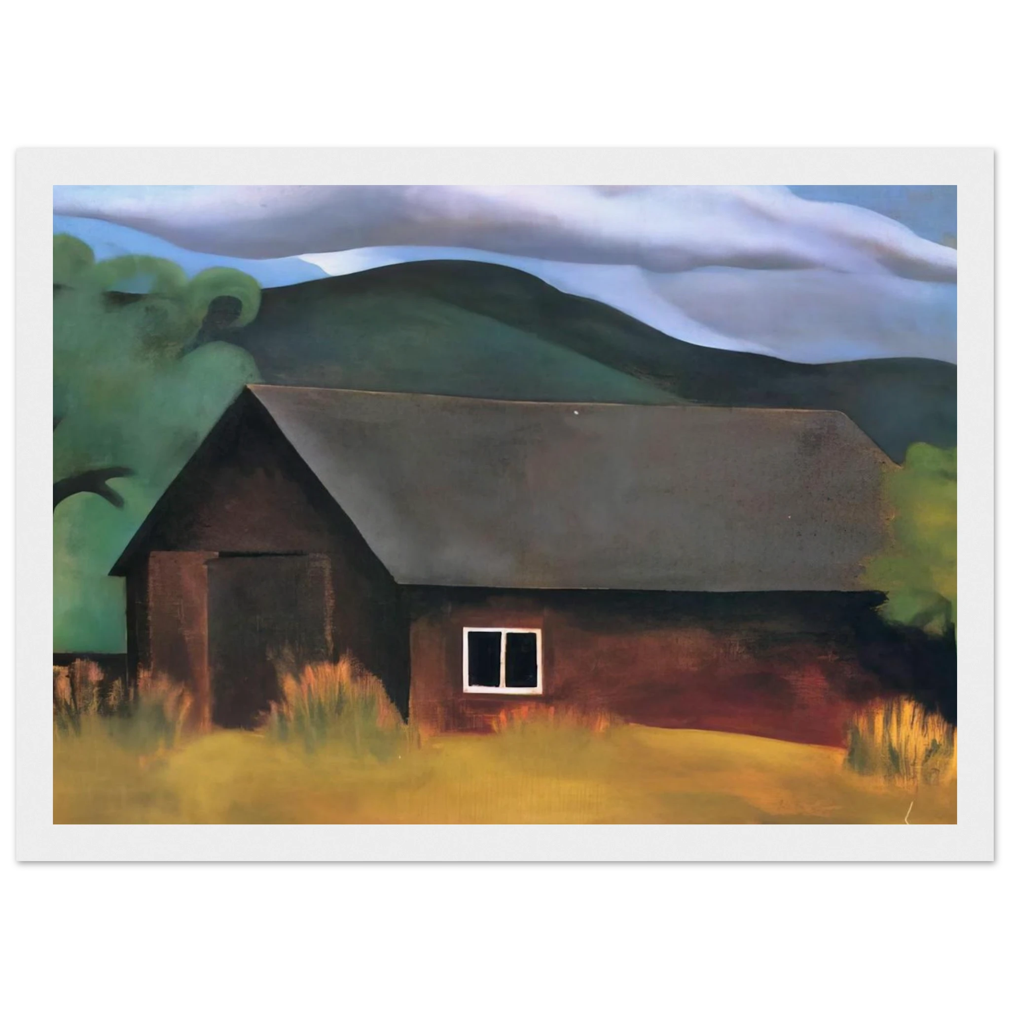 My Shanty, Lake George Framed Poster | Georgia O'Keeffe Framed Prints Wall Art | Georgia O Keeffe Prints