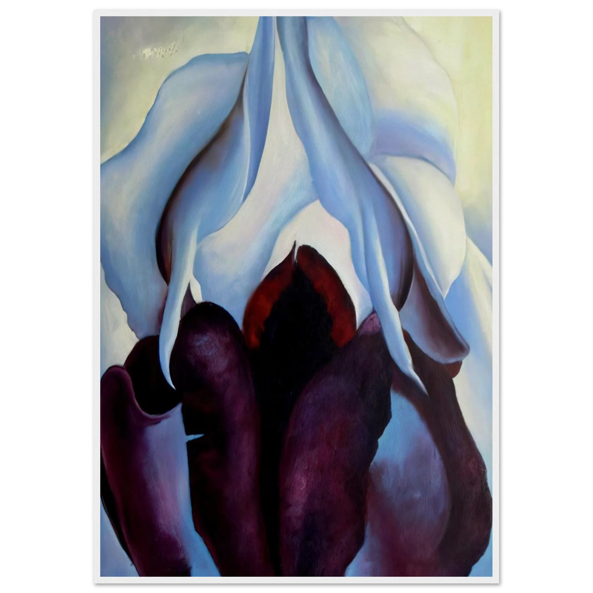 Flower of Life Framed Poster | Georgia O'Keeffe Framed Prints Wall Art | Georgia O Keeffe Prints