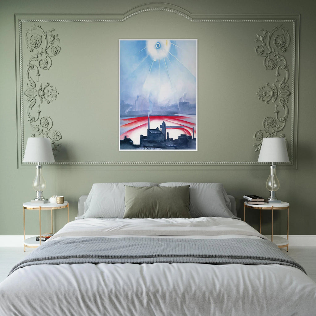 East River No 1 Framed Poster | Georgia O'Keeffe Framed Prints Wall Art | Georgia O Keeffe Prints