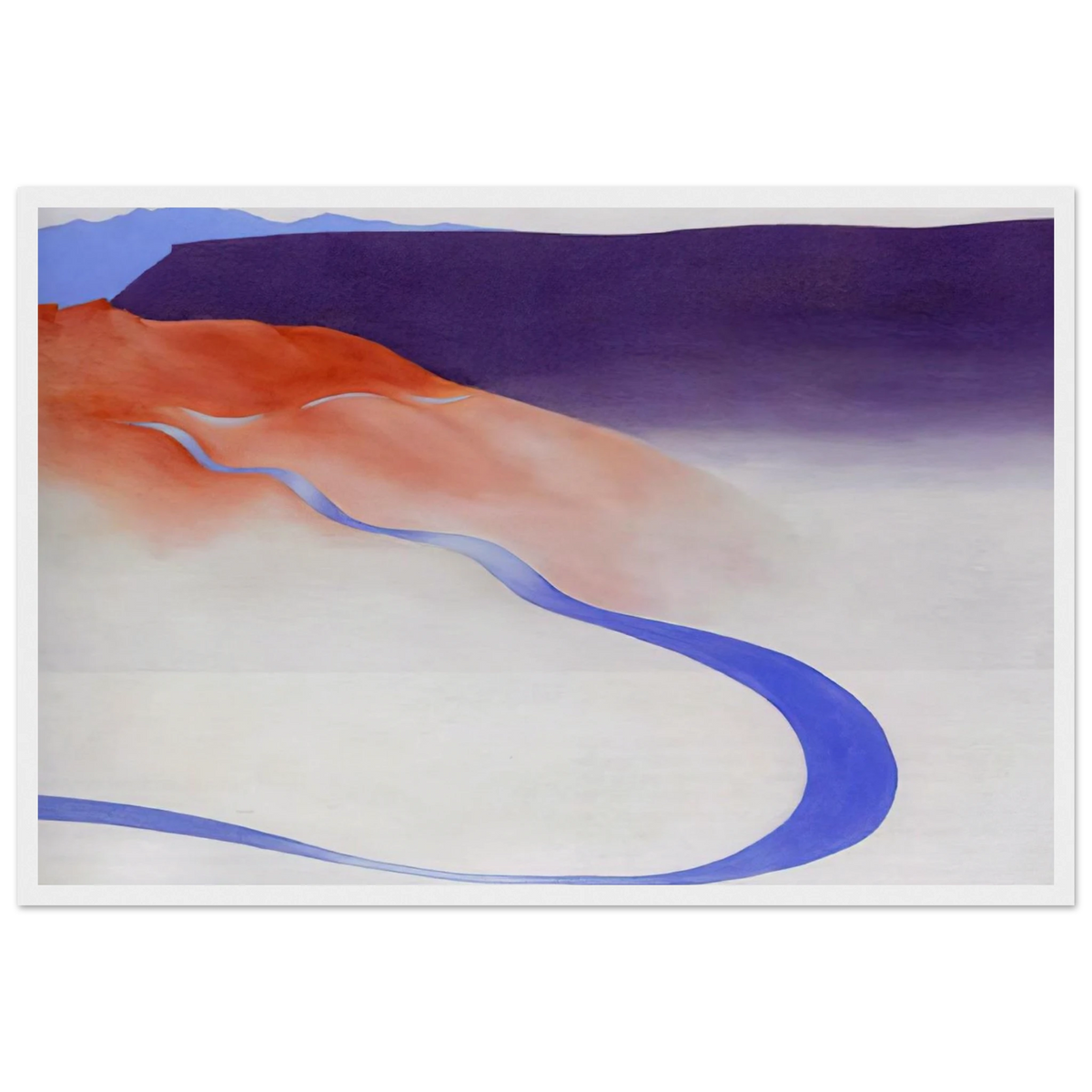 Road to the Ranch Framed Poster | Georgia O'Keeffe Framed Prints Wall Art | Georgia O Keeffe Prints