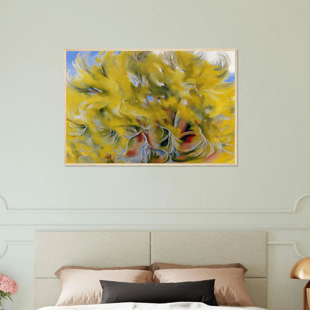 Cottonwood Tree in Spring Framed Poster | Georgia O'Keeffe Framed Prints Wall Art | Georgia O Keeffe Prints