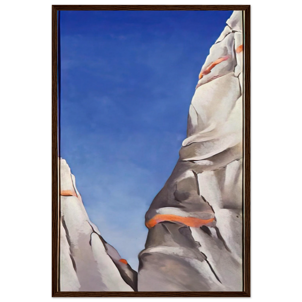 Blue Sky Framed Poster | Georgia O'Keeffe Framed Prints Wall Art | Georgia O Keeffe Prints