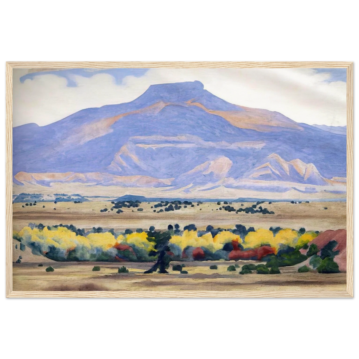 Pedernal Framed Poster | Georgia O'Keeffe Framed Prints Wall Art | Georgia O Keeffe Prints
