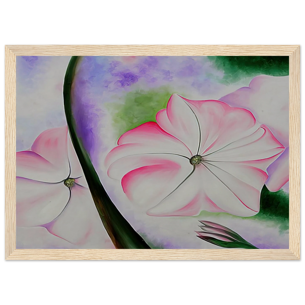 Petunia No. 2 Framed Poster | Georgia O'Keeffe Framed Prints Wall Art | Georgia O Keeffe Prints