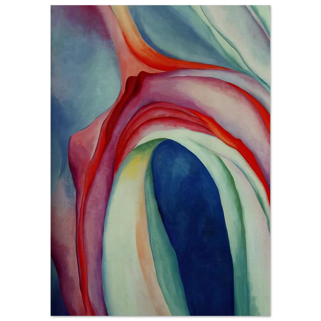 Music Pink and Blue II Poster | Georgia O'Keeffe Poster | Georgia O Keeffe Prints