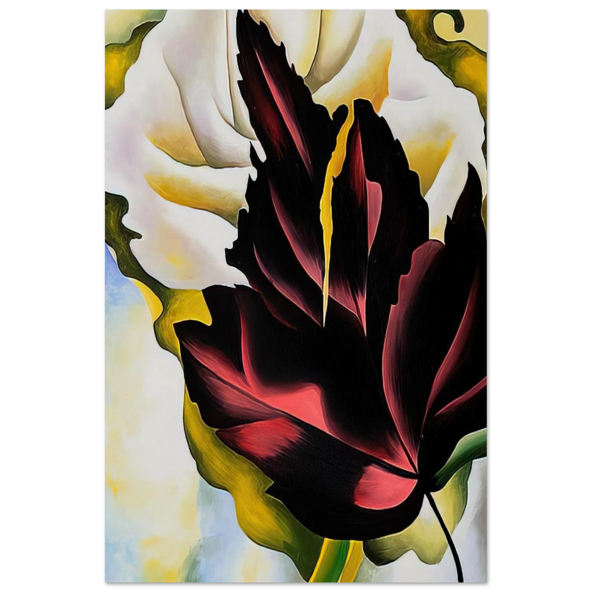 Pattern Leaves Poster | Georgia O'Keeffe Poster | Georgia O Keeffe Prints