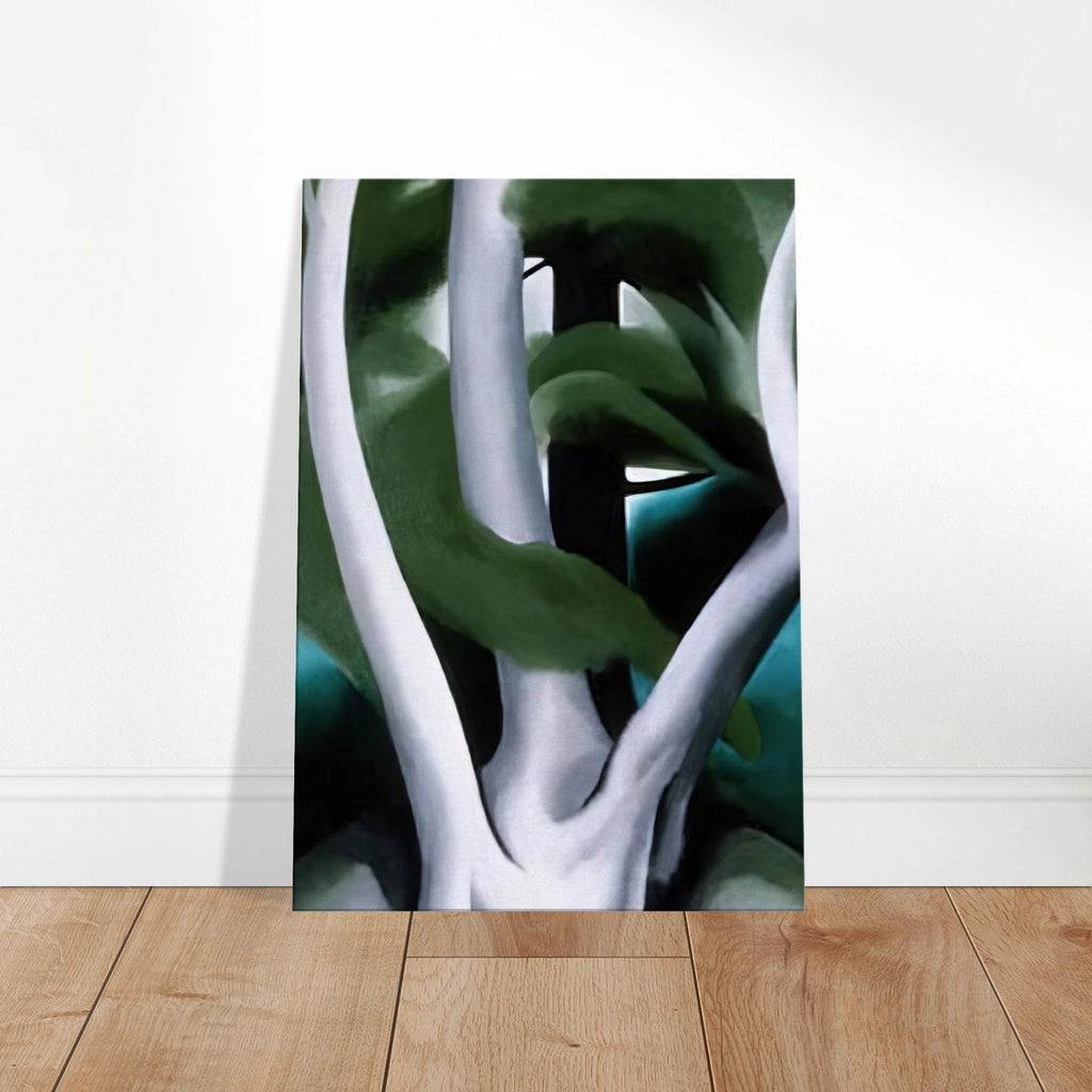 Birch and Pine Tree No. 1 Canvas | Georgia O'Keeffe Canvas | Georgia O Keeffe Prints