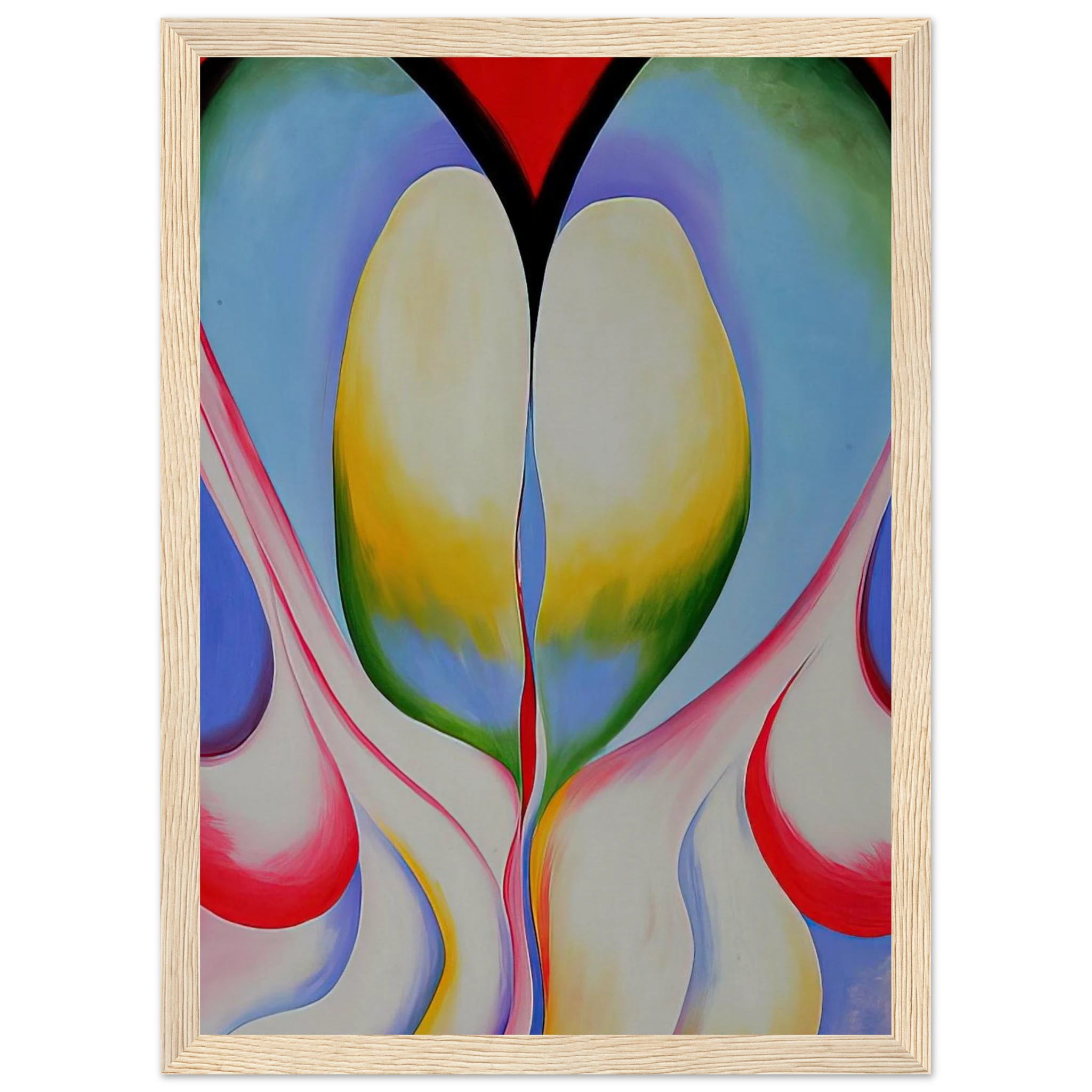 Series 1, No. 8 Framed Poster | Georgia O'Keeffe Framed Prints Wall Art | Georgia O Keeffe Prints