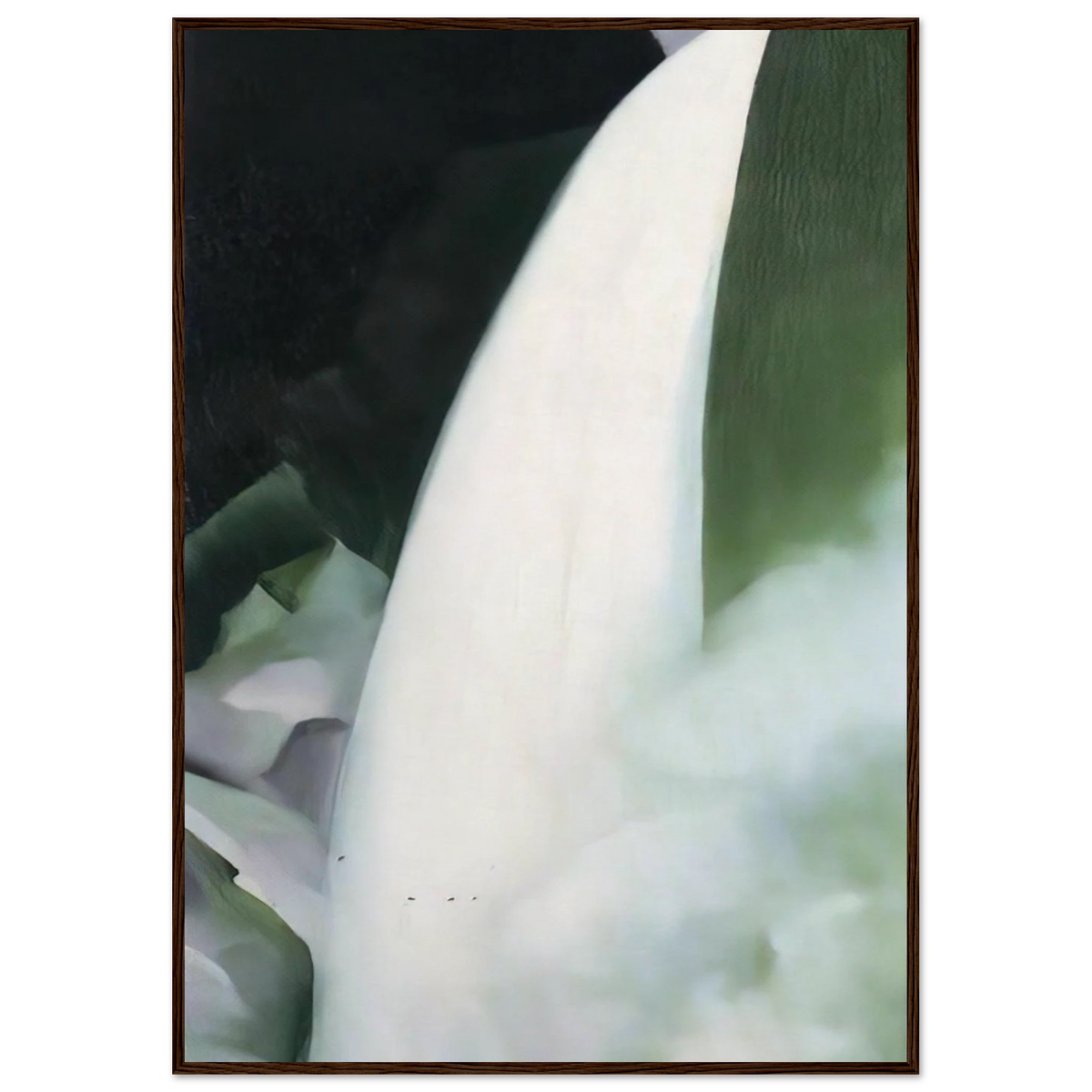 Green and White Framed Poster | Georgia O'Keeffe Framed Prints Wall Art | Georgia O Keeffe Prints