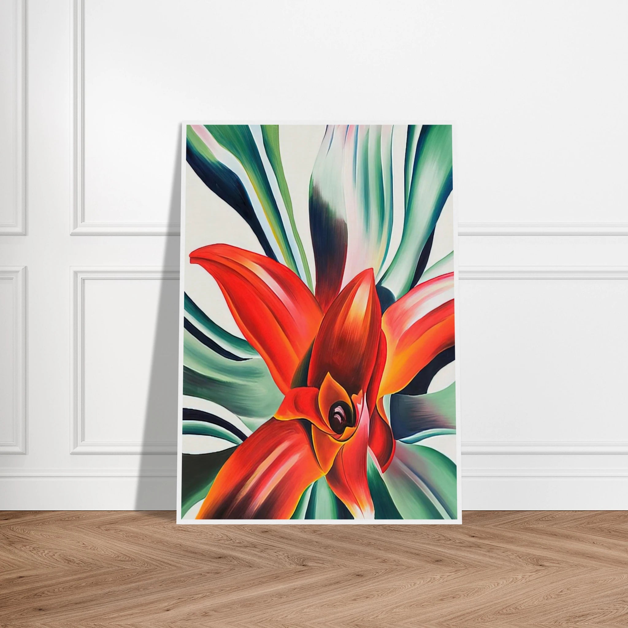 Leaves of a Plant Framed Poster | Georgia O'Keeffe Framed Prints Wall Art | Georgia O Keeffe Prints