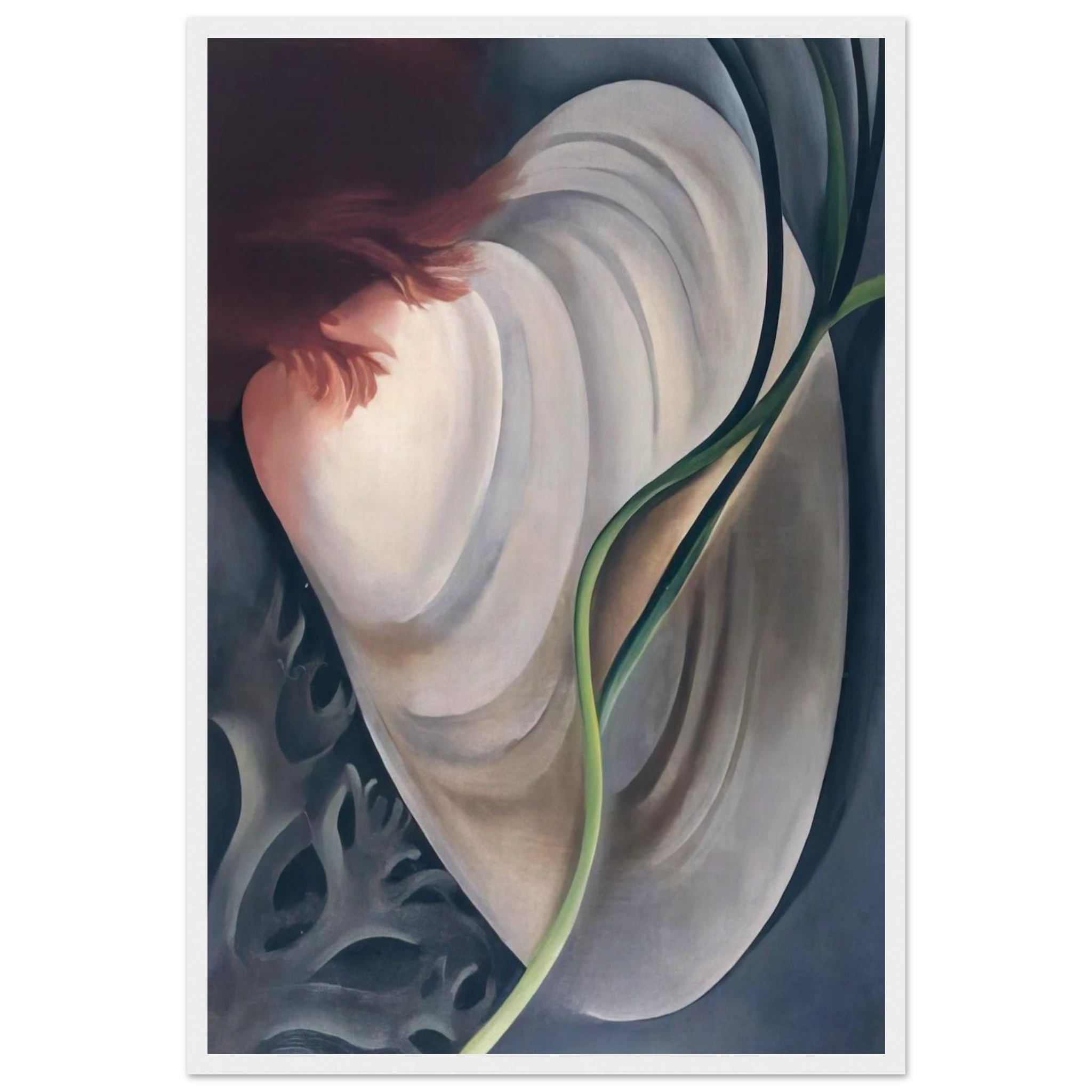 Shell No 2 Framed Poster | Georgia O'Keeffe Framed Prints Wall Art | Georgia O Keeffe Prints