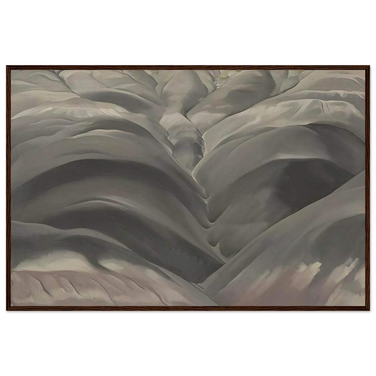 Black Place I Framed Poster | Georgia O'Keeffe Framed Prints Wall Art | Georgia O Keeffe Prints