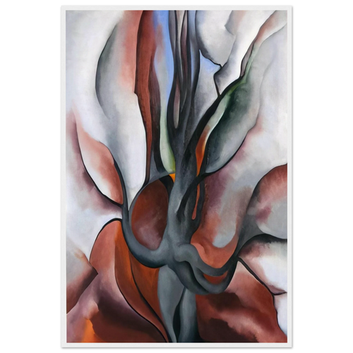 Autumn Trees - The Maple Framed Poster | Georgia O'Keeffe Framed Prints Wall Art | Georgia O Keeffe Prints