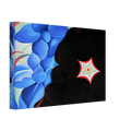 Black Hollyhock - Blue Larkspur Canvas | Georgia O'Keeffe Canvas | Georgia O Keeffe Prints