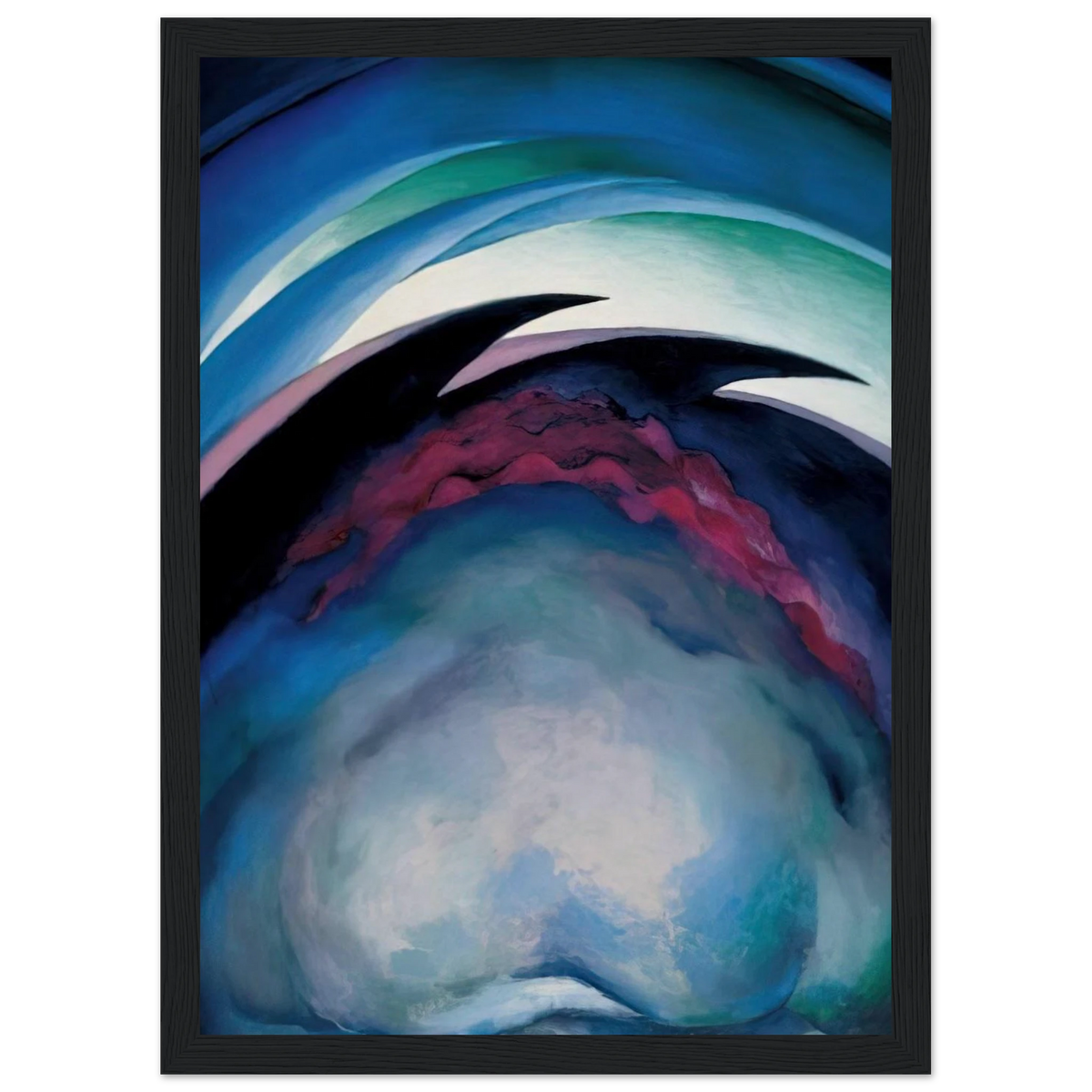 From the Plains I Framed Poster | Georgia O'Keeffe Framed Prints Wall Art | Georgia O Keeffe Prints